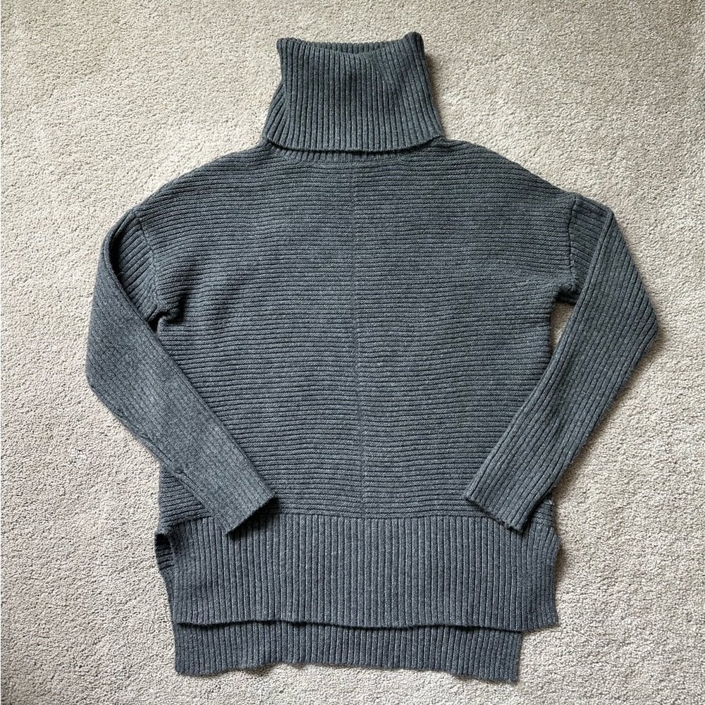 Sweet Romeo Grey Turtleneck Sweater